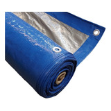 Lona Rafia Cobertor Azul Plastificada 2 X 8 Mts Con Ojales