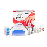 Gelish Kit Profesional Con Luz Led Profesional, Lampara De U