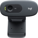 Câmera Webcam Hd C270 Com Microfone Logitech 