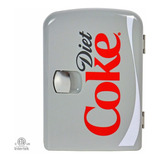 Mini Frigobar Portatil 4 Lt Coca-cola 19 Cm X 23 Cm Gris