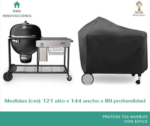 Funda Asador Tipo Weber Summit S6 (122x144x89cm)