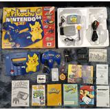 Nintendo 64 Edición Especial Pikachu Toyrus En Caja Completa