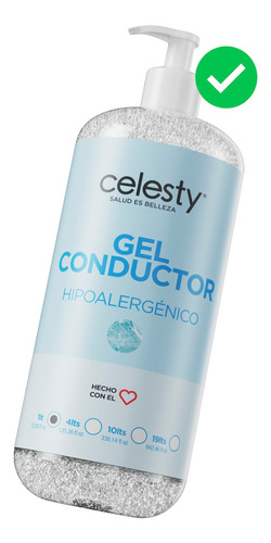 1lt Gel Conductor Cavitación Celesty®