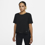 Playera Para Mujer Nike Yoga Dri-fit Mujer Negro