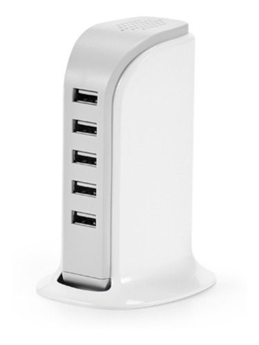 Carregador Múltiplo De Mesa Universal 5 Portas Usb - Pratico