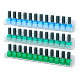 Organizador Esmaltes Uñas Pared Acrílico Pack X3u