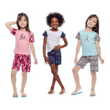 Roupa Infantil Menina Kit Com 5 Conjunto Infantil Feminino