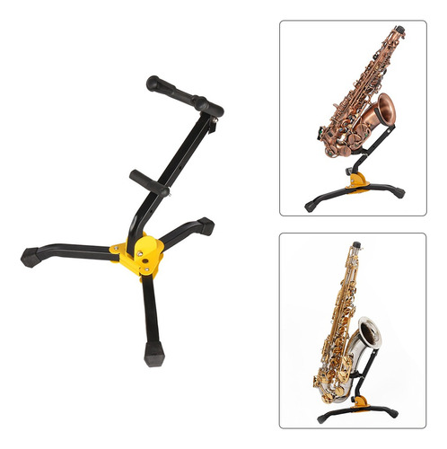 Saxofón Tenor Plegable Saxofón Alto Metal Soporte De Piso Tr