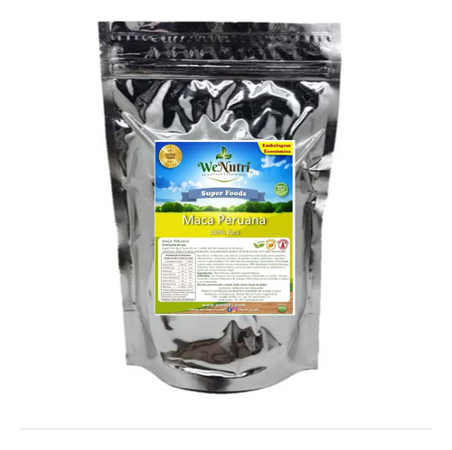 Maca Peruana 100% Pura Premium 1,5 Kg Wenutri Full