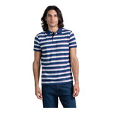 Chomba Polo Algodon Hombre Wrangler Stripes Rayada Premium