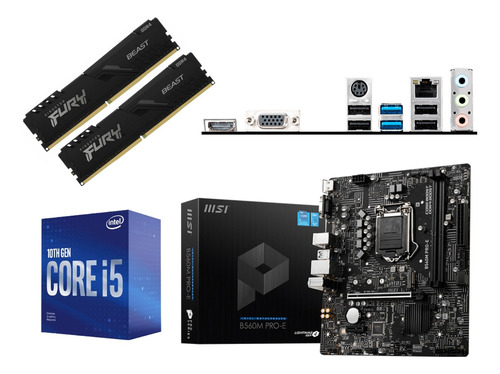 Kit Actualización Intel Core I5 10ma Gen, B560m-a, 16gb Ddr4