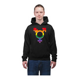 Sudadera Hoodie Orgullo Gay Simbolo Genero Lgbt+ Adulto Unis