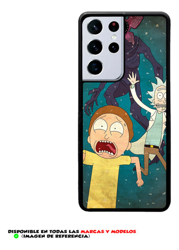 Funda Diseño Para Motorola Riky Y Mortyy #2