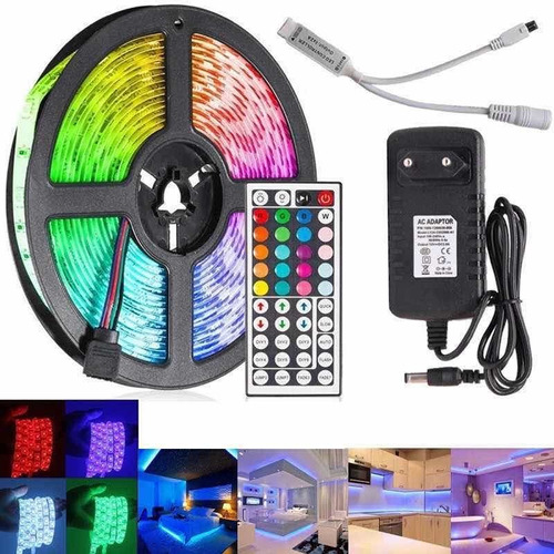 Cinta Led Rgb 5050 Multicolor X 5mts Con Control