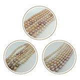 Perlas De Rio Naturales Por Tira 40cm Bijouterie Joyeria
