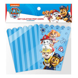 Cajitas Popcorn Paw Patrol X 6 Cotillón Activarte