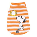 Roupa Para Cachorro Regata Pet Snoopy Arretado Amarelo G