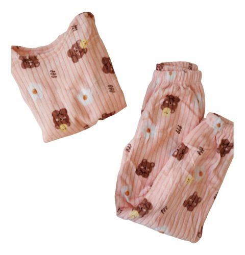 Pijama Polar Soft Conjunto Afelpada Calentitas Enviosgratis 