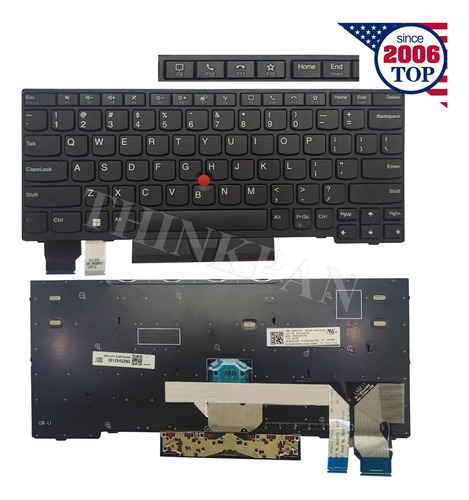 New Us Keyboard For Lenovo Thinkpad X13 Type 20t2 20t3 2 Aab