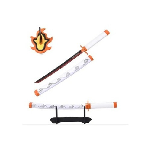 Katana Acero Demon Slayer Con Base 43 Cm 