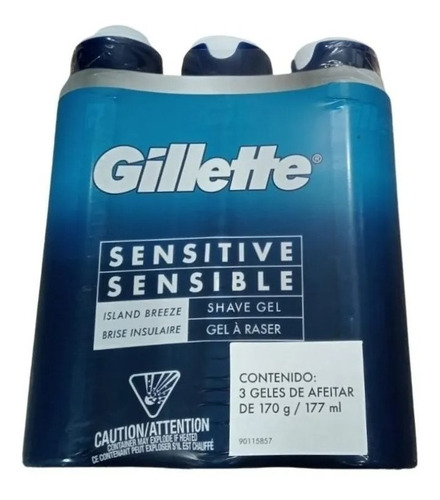 Espuma De Afeitar Gillette Island Breeze Msi