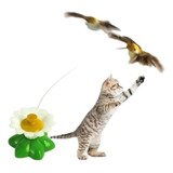 Pássaro Voador Elétrico Rotativo Gatos Brinquedos Gatos Vara