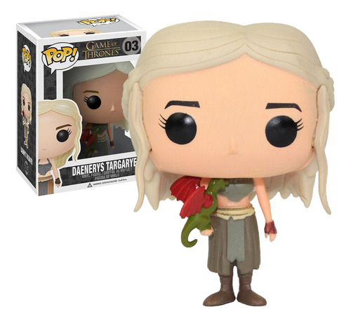 Funko Pop Daenerys Viserion Game Got Dragon Juego Tronos 