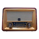 Radio Portátil Bluetooth Retro Stezzano Mlab Usb Am Fm