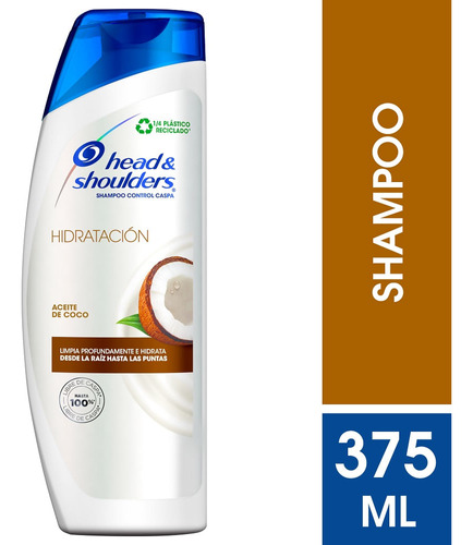 Shampoo Head & Shoulders Hidratación Aceite De Coco X 375ml