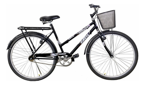 Bicicleta Passeio Calil Veneza Aro 26 V-break - Preta Cor Preto