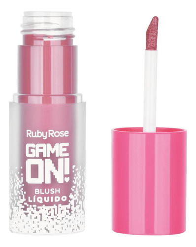 Blush Liquido Game On Push Start Rubyrose - Hb5701 Atacado 