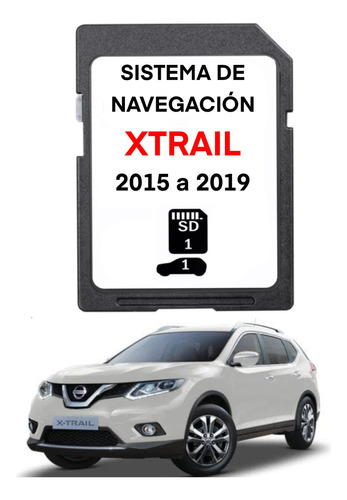 Tarjeta De Navegación Nissan Xtrail 2015-2019 Sd Gps Mapas