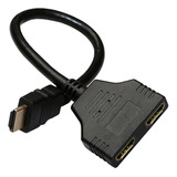 Cable Divisor Hdmi De 1 Macho A Doble Hdmi 2 Hembra Y