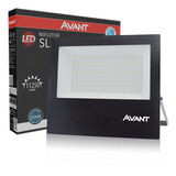 Refletor Externo Led Slim 150w Bivolt 6500k Luz Branca Avant