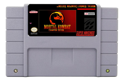 Mortal Kombat Champion Edition Hack Mk1 Super Nintendo Snes