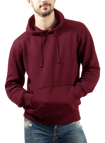 Buzo Liso Canguro Con Capucha Unisex Hoodie Todos Los Talles