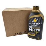 Aceite Raloy 100% Sintetico Sae 10w40 Ma2 Moto 4t Caja 6l