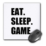 Mouse Pad Gamer 3drose  Eat Sleep Game 