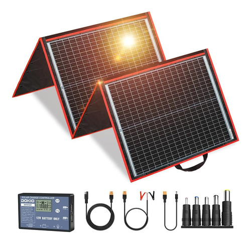 Kit De Panel Solar Portatil De 160 W Y 18 V Solo 9 Libras Ca