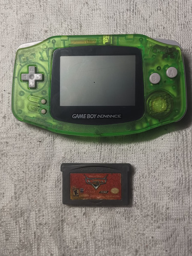 Game Boy Advance Verde Transparente Carcasa Custom 