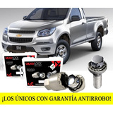 Birlos De Seguridad Y Llanta Refacción Gm S10 Doble Cabina