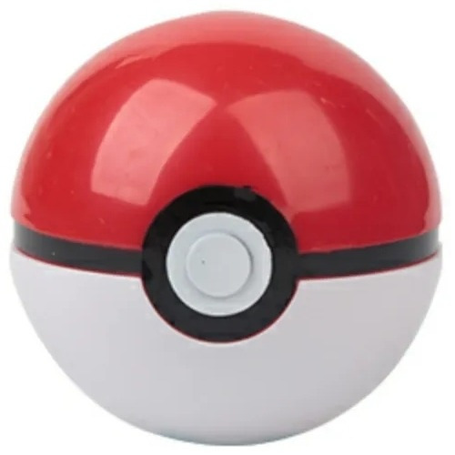 Pokeball Roja Clasica 7cm Pokebola Roja+ 1 Pokemon Al Azar