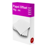 Papel Offset 90g Caixa Com 500 Folhas Tamanho A4 Branco