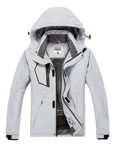 Chaqueta Wulful De Hombre, Para Ski, Poliéster, Con Capucha