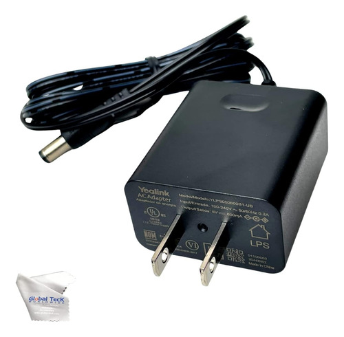 Adaptador De Corriente Yealink Ps5v600us 5v 0.6a - Paquete P