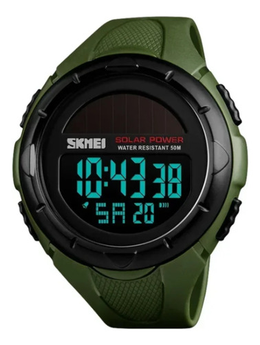 Relógio Digital Masculino Skmei 1405, Casual Esportivo Solar