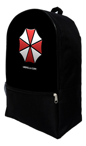 Mochila Escolar Oferta De Umbrela Resident Evil  C469