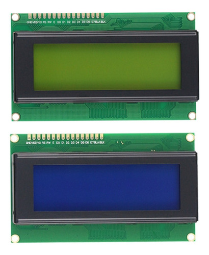 Display Lcd 2004a V1.5 Hd44780 20x4 Azul Ou Verde Backlight