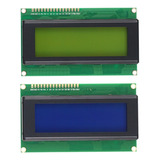 Display Lcd 2004a V1.5 Hd44780 20x4 Azul Ou Verde Backlight