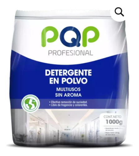 Detergente En Polvo Pqp Sin Aroma 1 K - Kg a $10600